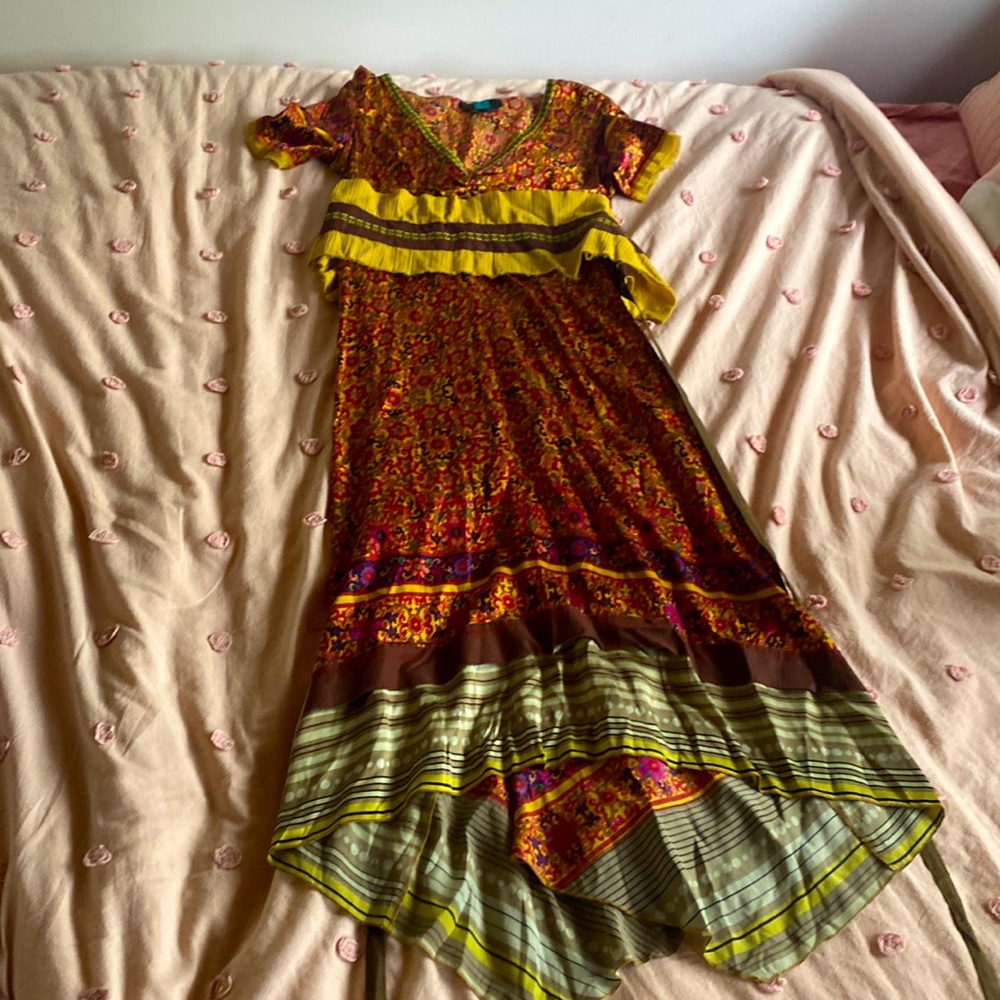 A Common Thread V-Neck Maxi Dress